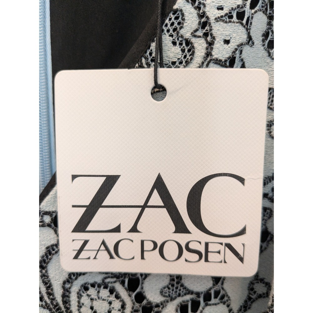 NWT ZAC Zac Posen Brianna Lace Tiered Ruffle Tulle Dress Size‎ 4 - Picture 6 of 13
